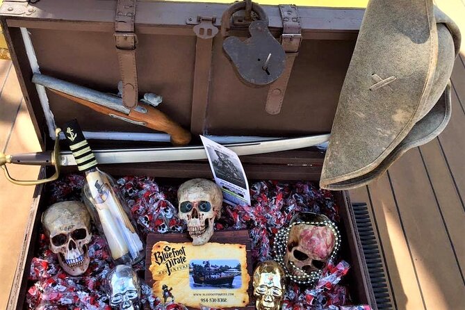 1-Hour Interactive Pirate Cruise (arrive 30 minutes early) - What kids take home: pirate certificate and treasure bag