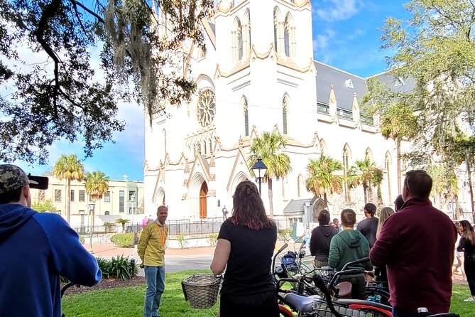 2-Hour Explore Savannah Bike Tour - Cathedral of St. John the Baptist: spires plus Irish influence