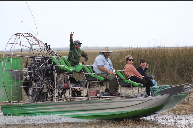 60 Minutes Small Group Everglades Airboat Ride in Miami - What to Pack for Windy Airboat Time and a No-Restroom Hour