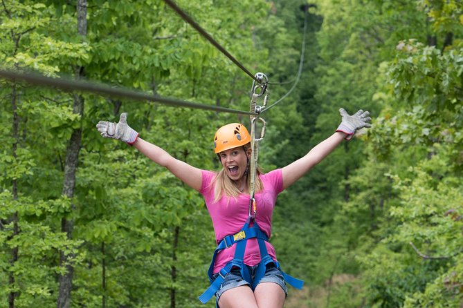 7-Line Zipline Experience in Sevierville - Legacy Vista Drive and the short hop off the Parkway