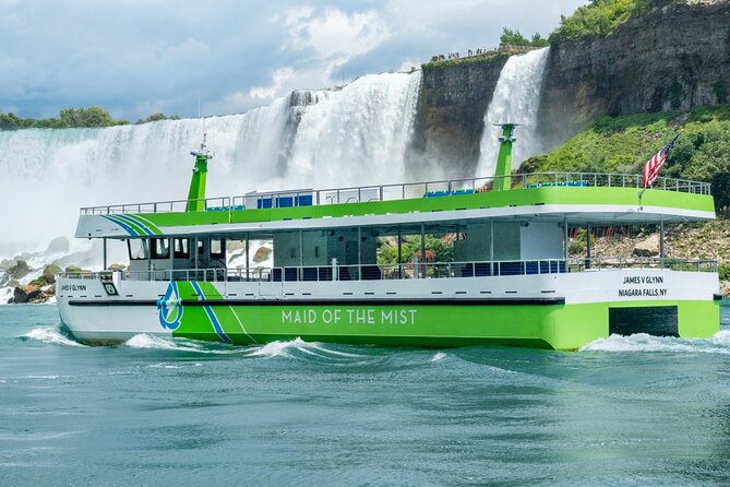 All Inclusive Niagara Falls USA Tour W/Boat Ride,Cave & Much MORE - Maid of the Mist at Horseshoe Falls: the wet, iconic start