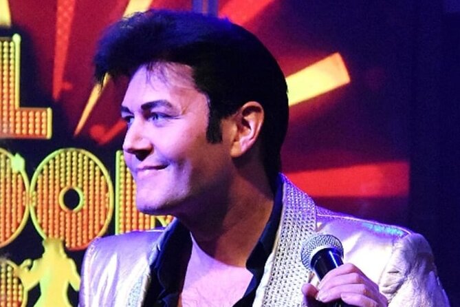 All Shook Up: Elvis Tribute Show at Alexis Park Resort Hotel - Stop 1: All Shook Up tribute show with a live band on stage