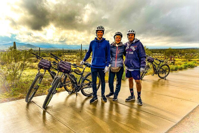 Arizona Desert Guided E-Bike Adventure - The mountain-view portion: Black Mountain to Scottsdale viewpoints