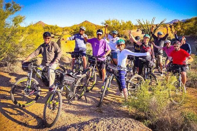 Arizona Desert Guided E-Bike Adventure - McDowell Sonoran Preserve views and the best time to ride
