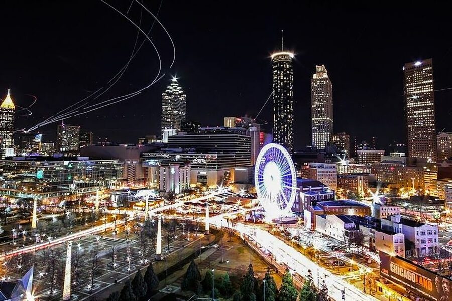 Atlanta: SkyView Ferris Wheel Ticket - SkyView Atlanta at Centennial Park, right in the action