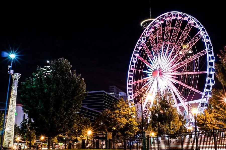 Atlanta: SkyView Ferris Wheel Ticket - The ride itself: near 20 stories, downtown skyline, and Olympic Park