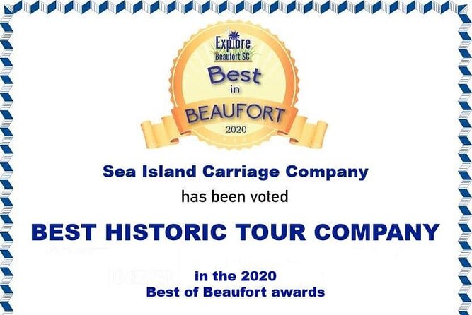 Beaufort’s #1 Horse & Carriage History Tour - Movie Locations and the Fun Side of Old Town Beaufort