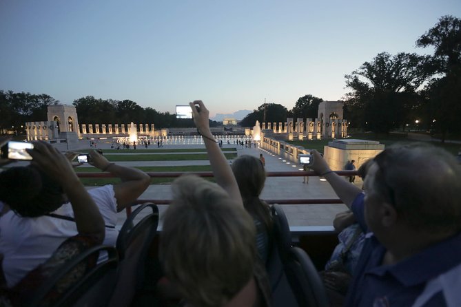 Big Bus DC: Monuments & Memorials Night Tour by Open-top Bus - Price and what you get for $49 in DC at night