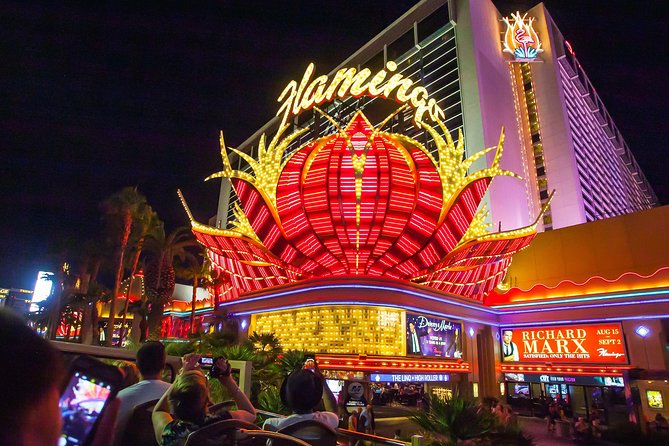 Big Bus Las Vegas: Sightseeing Night Tour by Open-Top Bus - The late-night bonus: Welcome to Fabulous Las Vegas sign photo stop at 10:15 PM