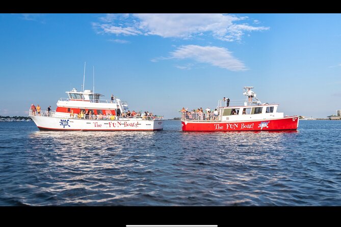 Big Fun Dolphin Cruise & Sealife Experiece ORANGE BEACH ALABAMA - Boarding The Fun Boats: where to sit, and how to avoid getting miserable