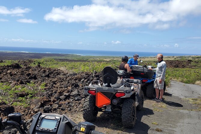 Big Island Southside ATV Tour - Ka‘alu‘alu Bay plus ocean driving: the turtle moment at Pulehua Island