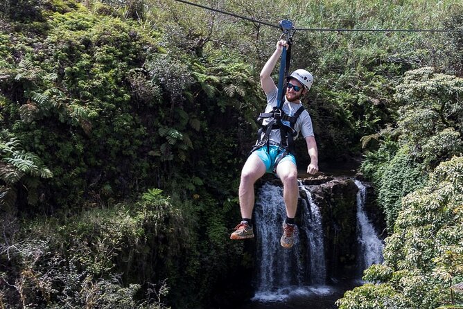 Big Island Zipline Tour Near Akaka Falls (250-ft Waterfall!) - Weight, kids, and health limits that affect who should book