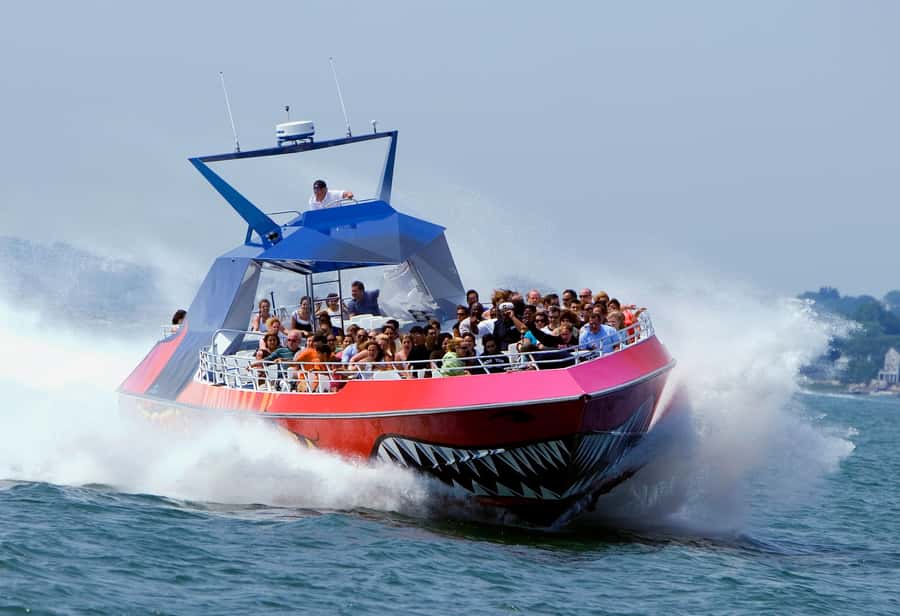 Boston: City Cruises Harbor Codzilla High Speed Thrill Boat - The 45-Minute Thrill Timeline: Story, Soundtrack, and Water-jet Maneuvers