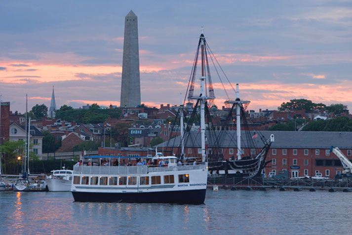Boston: City Cruises Sunset Skyline Cruise with Commentary - Logan Airport and East Boston: why the working harbor matters