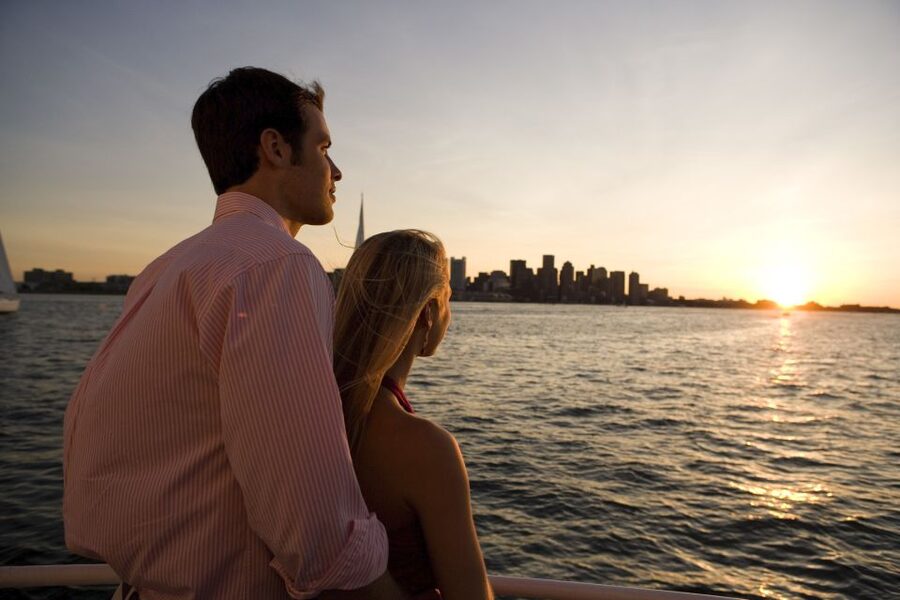 Boston: City Cruises Sunset Skyline Cruise with Commentary - North End and Old North Church: history you can actually see