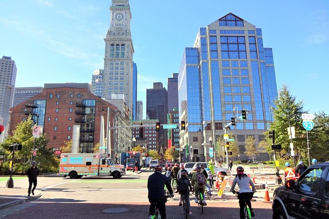 Boston City View Bicycle Tour: History and Landmarks - TD Garden, Charlestown Energy, and Beacon Hill Photo Stops