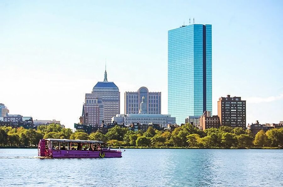 Boston Duck Tour: The Original and World-Famous - Big Dig, Newbury Street, and Quincy Market, how the story becomes modern