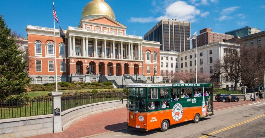 Boston: Hop-on Hop-off Old Town Trolley Tour - Orange and Green Trolleys, Enclosed Views, and a City You Can Read