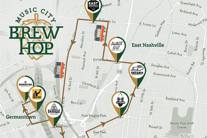 Brewery Hop-On Hop-Off Trolley Tour of Nashville - Price and value: why $36 can make sense for Nashville craft stops
