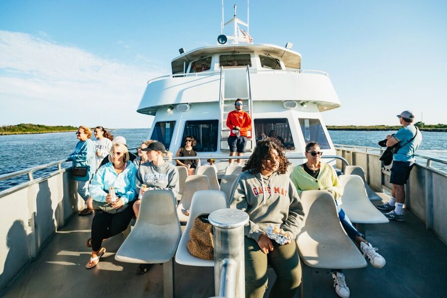 Cape May: Cape May Island Sunset Cruise & Dolphin Watching - Cape May Whale Watcher Comfort: Heated, Air Conditioned, and Deck Space