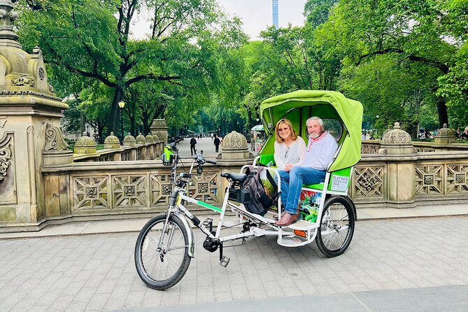 Central Park Pedicab Guided Tours - Gapstow Bridge, Bow Bridge, and Conservatory Water Boat Watching
