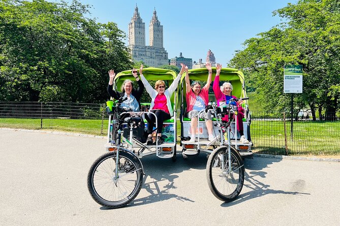 Central Park Pedicab Guided Tours - Strawberry Fields, the Dakota, and Sheep Meadow Breaks