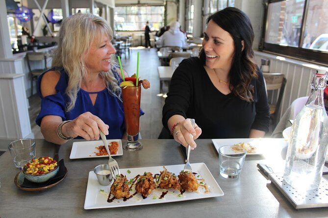 Charleston French Quarter or Brunch Food Tour with 7+ Tastings - Upper King Street brunch option: quiche, pimento cheese, fried green tomatoes