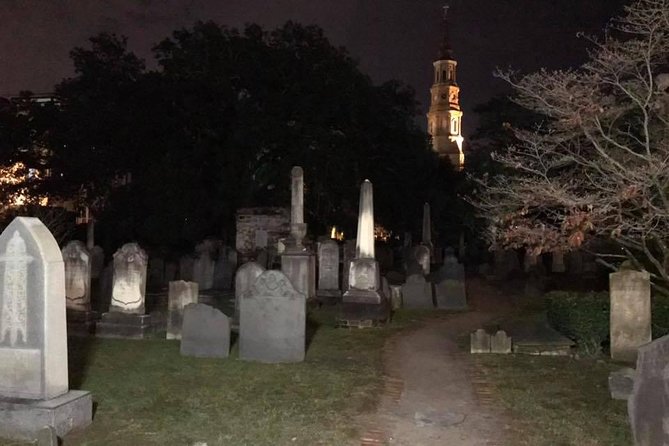 Charleston Ghost & Graveyard Night-Time Guided Walking Tour - Historic District stop: ghost legends, voodoo tales, and graveyard shift