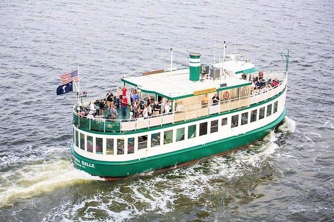 Charleston Harbor History Day-Time or Sunset Boat Cruise - From the French Quarter dock to the Carolina Belle in 90 minutes
