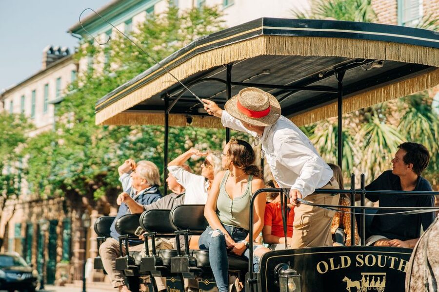 Charleston: Historical Downtown Tour by Horse-drawn Carriage - The live guide experience, with real names and real style