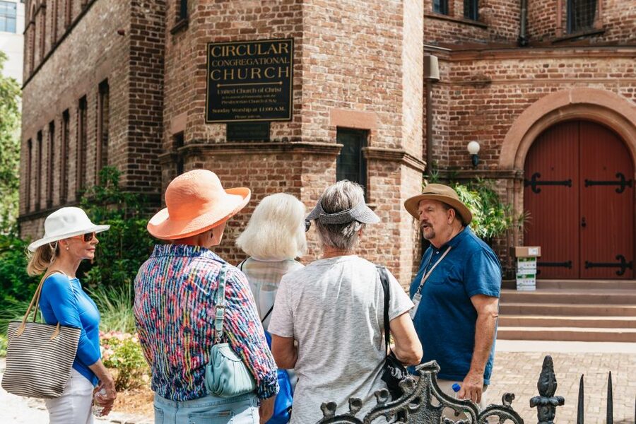 Charleston: Old Walled City Historical Walking Tour - St. Michael’s Episcopal Church: When Symbols and Stories Feel Close-Up