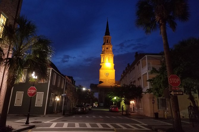 Charleston's Pleasing Terrors Night-Time Walking Ghost Tour - Stop 2, Charleston Library Society: The Blood Book Comes Into Play