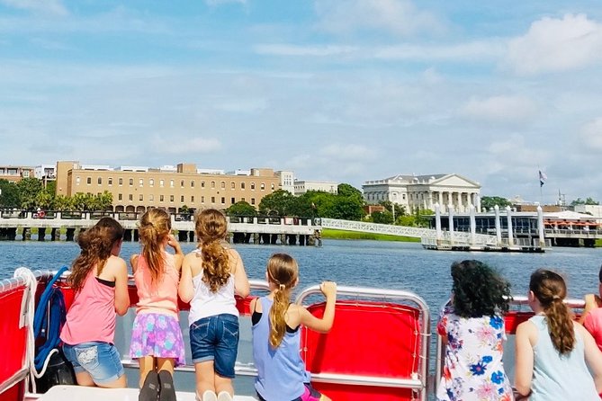 Charleston Water Taxi Cruise with Dolphin Sighting - Patriots Point Naval and Maritime Museum: when a carrier is your main target