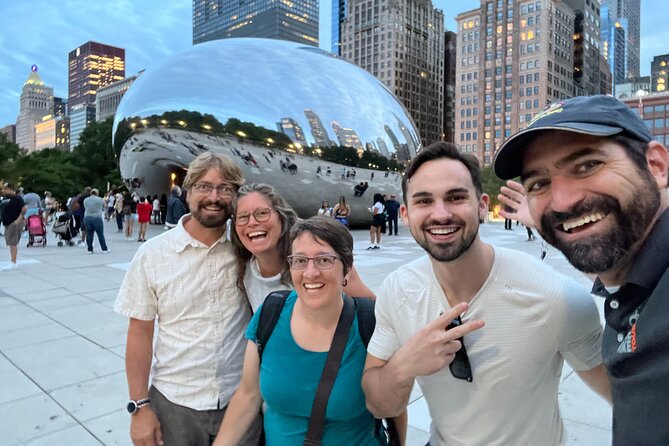 Chicago Favorites Ultimate Food and Walking Tour - Millennium Park and downtown icons: The Bean, the Riverwalk vibes, and the Chicago Theatre