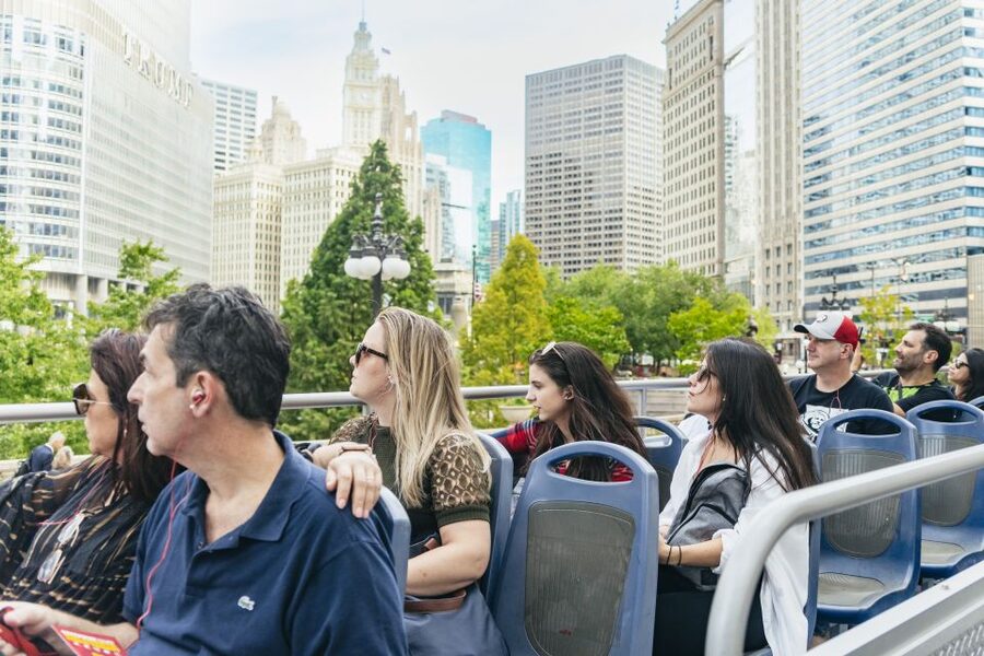Chicago: Hop-on Hop-off Sightseeing Tour by Open-top Bus - Ticket length: 24, 48, or 72 hours at about $45
