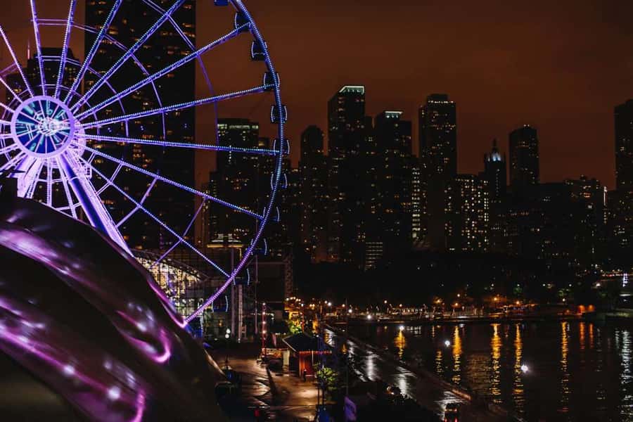 Chicago: Navy Pier Centennial Wheel Ticket - Entering the East Side Boarding Line at Navy Pier