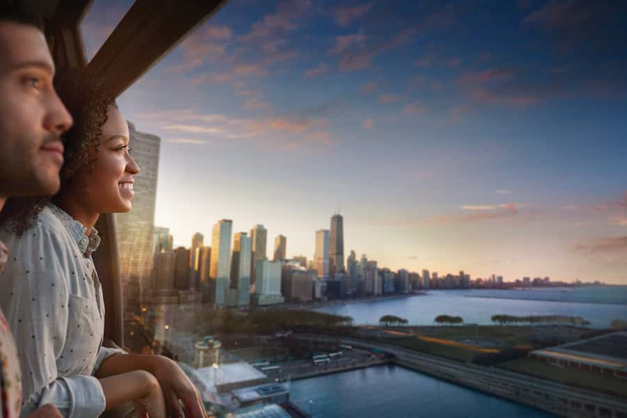 Chicago: Navy Pier Centennial Wheel Ticket - What You See on the 360 Ride Over Chicago and Lake Michigan