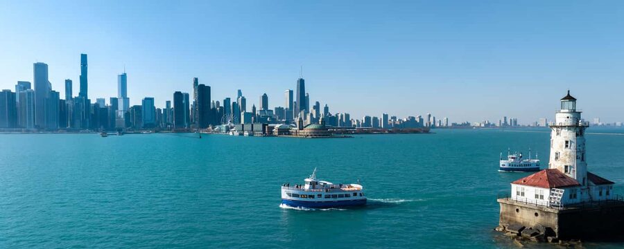 Chicago: Shoreline Lake Michigan Skyline Cruise - The skyline photo stop at Willis Tower