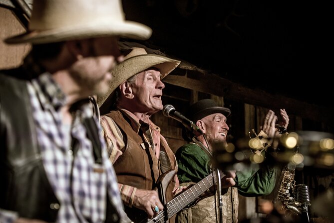 Chuck Wagon Supper & Western Stage Show at Blazin' M Ranch Ticket - Included Ranch Activities: Axe Throwing, Bull Riding, and Shooting Gallery
