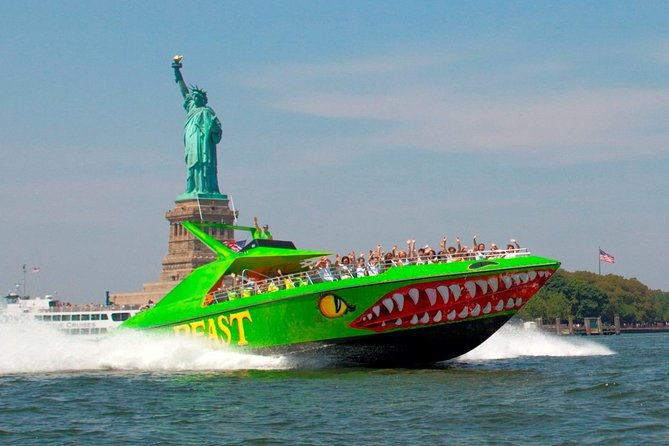 Circle Line: NYC BEAST Speedboat Ride - What The Beast Feels Like at 45 mph Through NYC Harbor