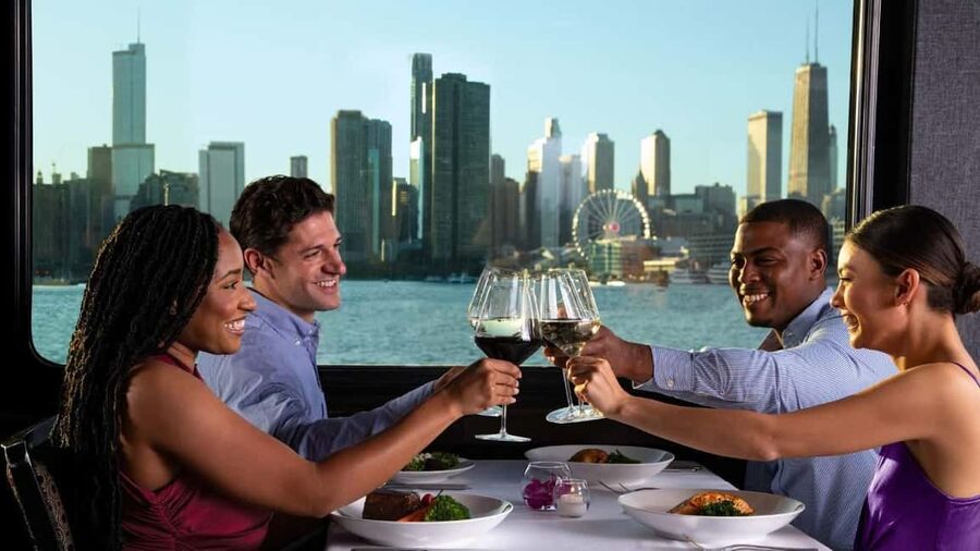 City Cruises Chicago: Premier Lunch or Dinner Cruise - Price and what you get for $88 per person