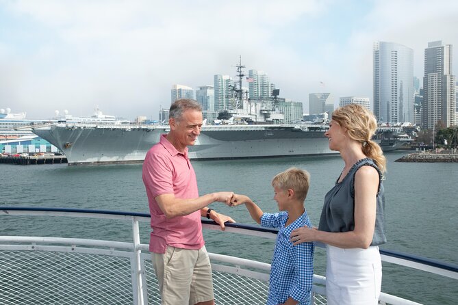 City Cruises San Diego: Scenic 90-Minute Narrated Harbor Tour - Passing the Big Sights: Your Route Stop by Stop