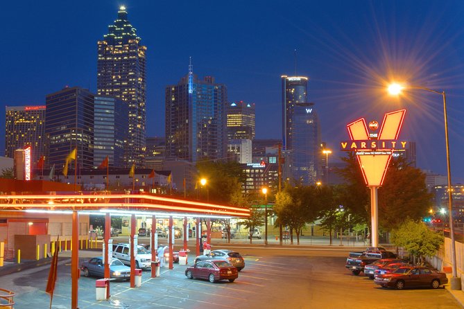 City Lights Atlanta Night-Time Tour with Photos & Dinner Stop - Old Fourth Ward and the street-art tunnel