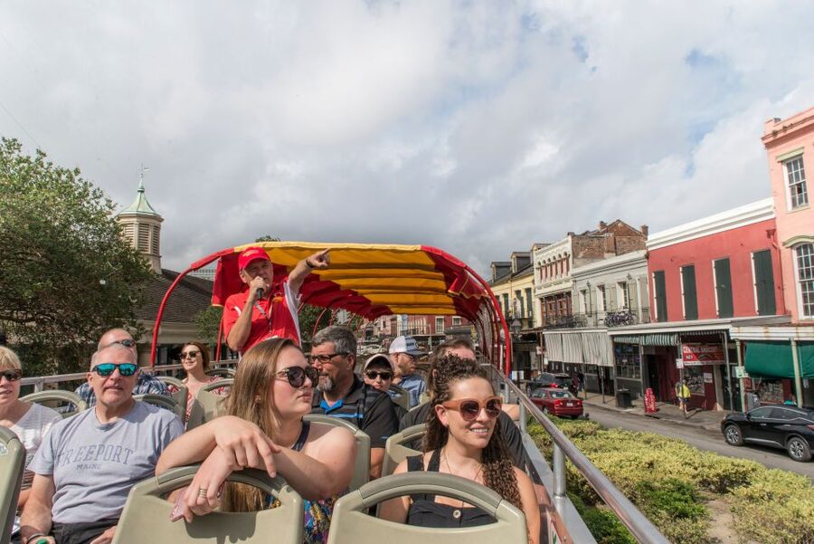 City Sightseeing New Orleans HOHO Bus Tour & Bookable Extras - Price and ticket value for 1, 2, or 3 days