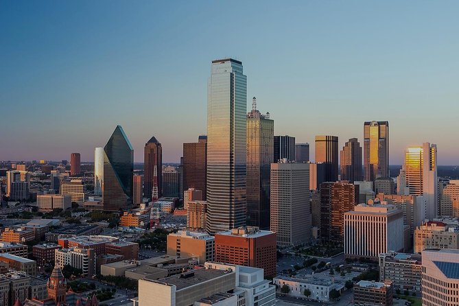 Dallas sightseeing tour - Founders Plaza, Old Red, and the John Neely Bryan Cabin