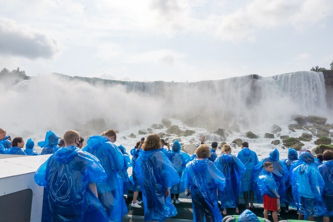 Daredevil Walking Tour with Maid of the Mist & Cave of the Winds - Maid of the Mist: the Horseshoe Falls from the water