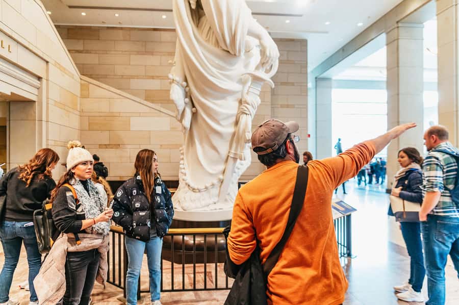 DC: Capitol Hill and Library of Congress Tour with Tickets - The meeting point that keeps your tour on schedule