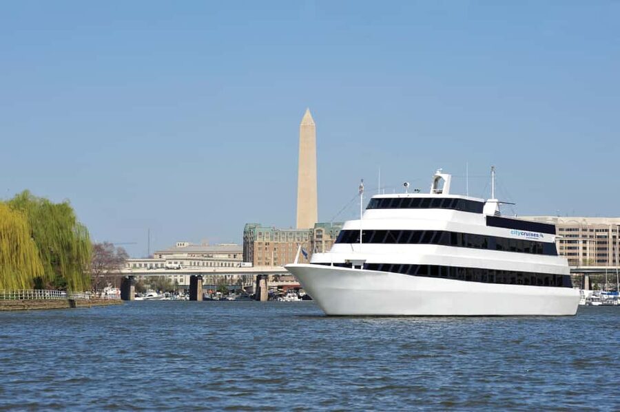 DC: City Cruises Buffet Brunch, Lunch, or Dinner Cruise - The Spirit of Washington experience, from greeting to table to decks