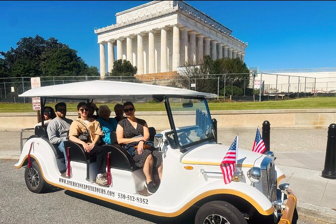 DC Monuments & History Guided E-Cart Tour-Blankets - Starting at 333 G St NW, then rolling into Capitol Hill