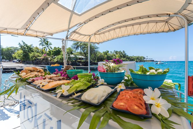 Deluxe Sail & Snorkel to the Captain Cook Monument - What the guide approach feels like in real life
